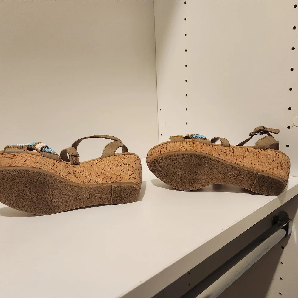 Minnetonka Wedge Sandals - Picture 3 of 3